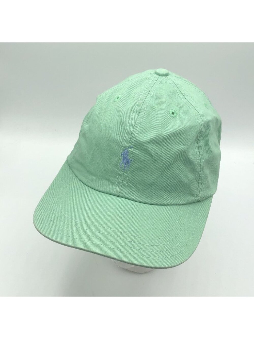 Vintage Ralph Lauren Polo Sport Green Small Pony Stretch Back Closure USA Made
